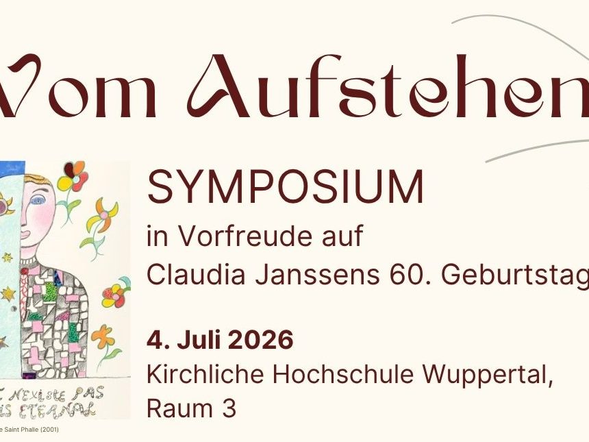 Bild zum Beitrag Symposium anlässlich des 60. Geburtstags von Prof.’in Dr. Claudia Janssen