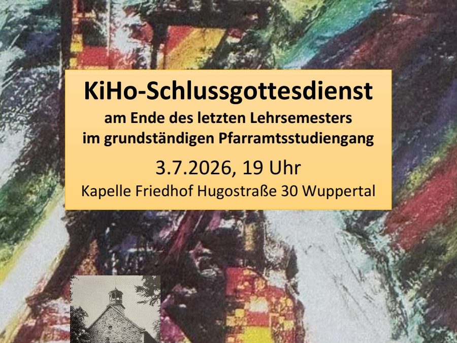 Bild zum Beitrag KiHo-Schlussgottesdienst für das letzte Lehrsemester im Pfarramts-Studiengang